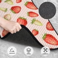 thumbnail image 2 of Daiia Strawberries Printed Car Floor Mats Set of 4, Durable Non Slip Auto Floor Carpet, Car Interior Carpets Proof Foot Pads Anti-Slip Cushion Automoetive Accessories, 2 of 6