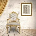 thumbnail image 3 of Moore, Regina 12x14 Gold Ornate Wood Framed with Double Matting Museum Art Print Titled - Ancestral Marks VI, 3 of 4