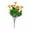 Orange, variant on Clearance Artificial flowers under $5,2Bundles Artificial Daisies Plastic Flowers Outdoor Artificial Daisy Faux Plants For Home Window Box Garden Planter Indoor Outside Decorations
