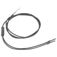 thumbnail image 1 of Uadme Sensor De Fibra óptica, Sensor De Fibra óptica Reflectante De 0 A 46 Mm, Rango De Medida, Sensor De Fibra óptica De 2 Mm De Diámetro para La Industria, 1 M, 1 of 7