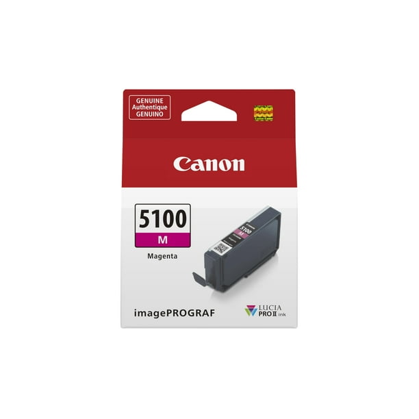 Depósito de tinta Canon PFI-5100 magenta genuino para imagePROGRAF PRO-310