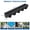 Black-a set of 4 pieces, variant on 4-Pack Plastic Trench Drain System, 39.4" l x 5.9" w x 5.1" h HDPE Channel Drain with Grate, Heavy-Duty Deep Profile for Driveway, Poolside, Patio, Garden, and Sidewalk
