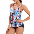 thumbnail image 3 of BIKINX Plus Size Swimsuit Women Sexy Two Piece Tankini Bathing Suits for Women Tummy Control Knot Swimwear, 3 of 6