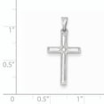 thumbnail image 2 of 14K White Gold Cross Pendant Necklace with Chain, 2 of 2