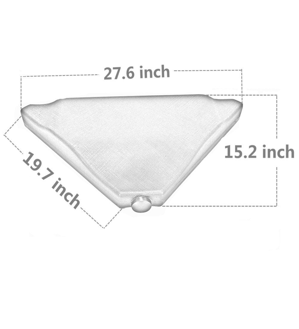 Abba Patio Cantilever Offset Umbrella Base Plate Set 4 Piece Plastic Black Walmart Com Walmart Com