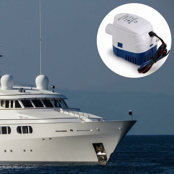 Bomba De Achique Automática 12V Para Barcos Y Camping – Sumergible, Con Sensor De Nivel, Resistente Y Silenciosa