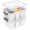 2 Pack-17 QT, variant on 17 QT Plastic Storage Bins Clear Storage Box with Lids Multipurpose Stackable Storage Containers for Organizing Tool, Craft, Crayon