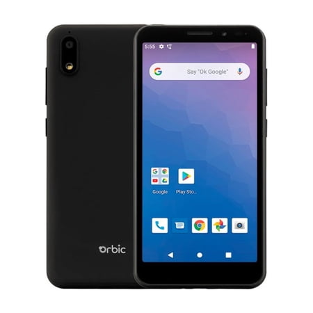 Orbic Maui 4G LTE Unlocked Smartphone – 3 GB RAM 32 GB Storage 5.5-inch Display Black – Brand New OEM
