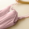 thumbnail image 3 of Nuoqisi Maternity Nursing Strap Long Dress - Postpartum Breastfeeding Casual Sleep Dress for Plus Size Pregnancy, 3 of 7