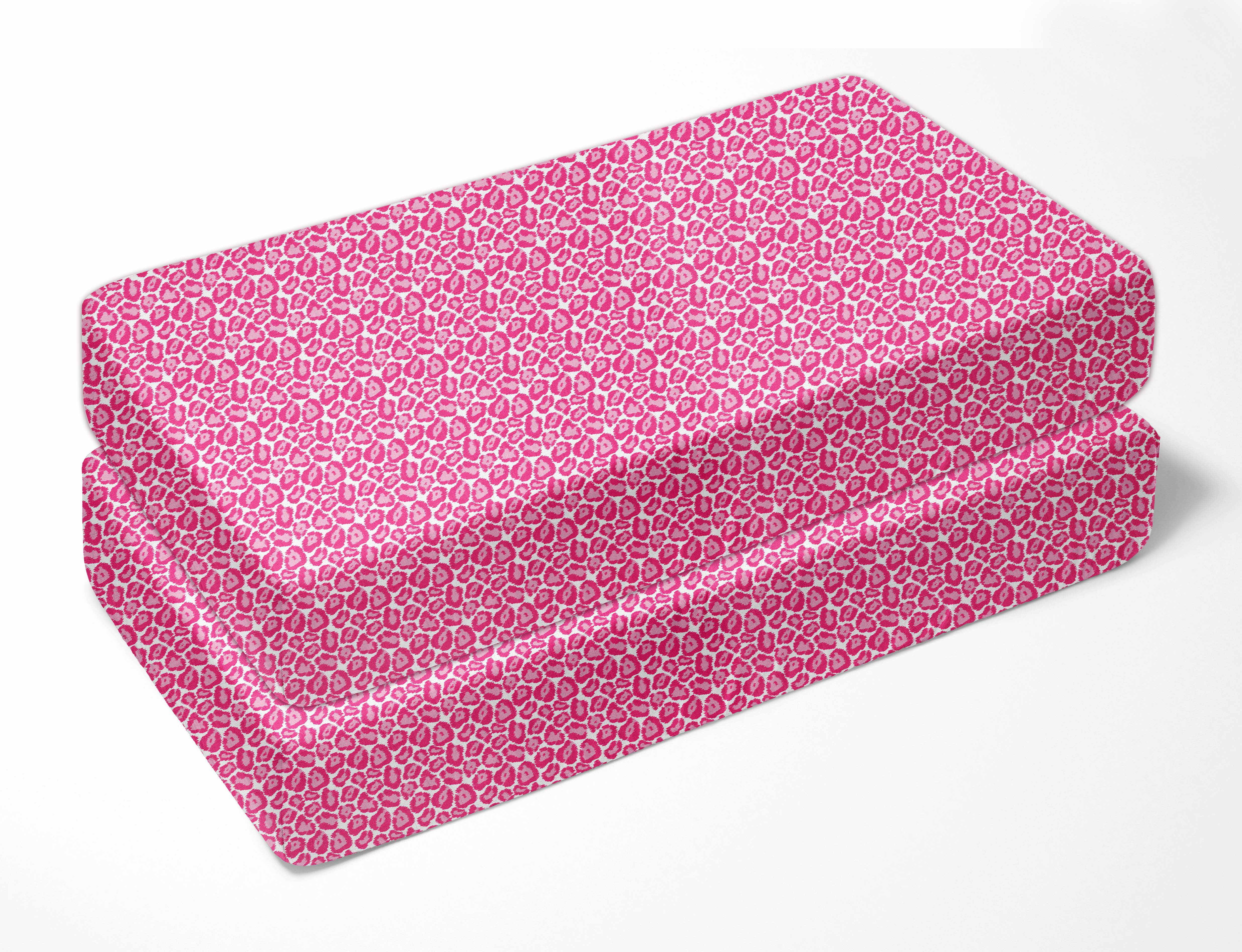 Bacati - Ikat Crib/Toddler Bed Fitted Sheets 100% Cotton Muslin 2 Pack, Available in Multiple Patterns