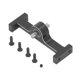 thumbnail image 1 of Aluminum Alloy 70mm Transfer Case Transmission Gearbox with 5mm Steel D Shaped Shaft for 1/10 RC Crawler Upgrade Parts Black, 1 of 3