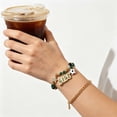 thumbnail image 4 of Pulsera con Colgante de Estrella de Fútbol Dorada – Cadena Ajustable con Diamantes de Imitación, Joyería de Fútbol para Aficionados Al Deporte, 4 of 6