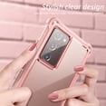 thumbnail image 7 of Dexnor for Galaxy Note 20 Ultra Case with Screen Protector Clear 360 Full Body Rugged Protective Shockproof Hard Back Cover Heavy Duty Defender Bumper for Samsung Note 20 Ultra 5G 6.7",Rose Gold, 7 of 7