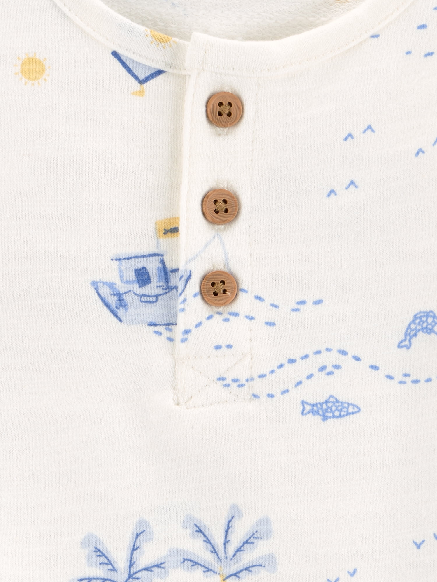 Carter's Child of Mine Baby Boy Romper, Sizes 0/3-24 Months