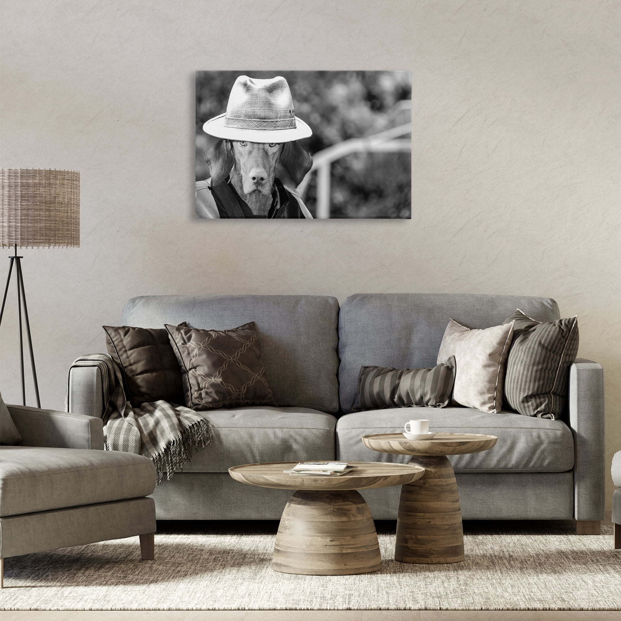 Stupell Industries Country Cowboy Dog Animals & Insects Photography Gallery Wrapped Canvas Art Print Wall Art, 30 x 20