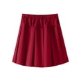 thumbnail image 6 of Shadoumai Uniform Skirts for Girls Elastic High Waist Pleated Tennis Skirt School Outfits with Undershorts, 6 of 6