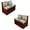 Boho Mandala Dog Paw, variant on ZUXONGSY Butterfly Hibiscus Galaxy Pattern 4 Pcs RV Dinette Cushion Covers Breathable RV Couch Cover Elastic Loveseat Sofa Chair Cover Furniture Protector for RV Camper Car Bench