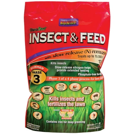 Bonide Fertilizer-Duraturf Insect & Feed For Lawns- Phase 3-summer 15000 Sq (The Best Lawn Fertilizer For Summer)