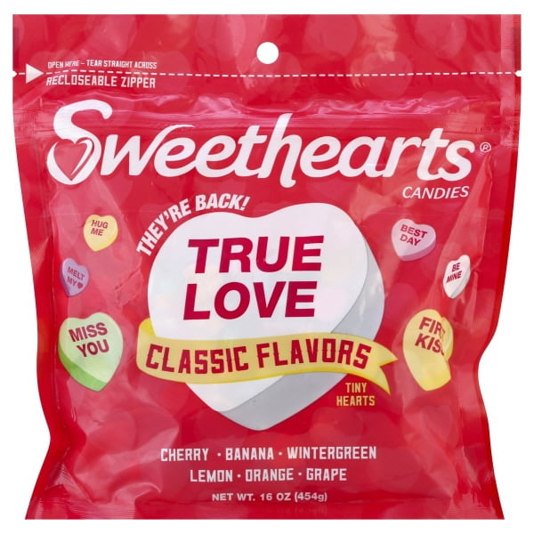 Sweethearts Classic Flavors Tiny Heart Candy, 16 Oz.