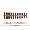 thumbnail image 3 of 1 Set on Nails Medium is enough Length Files Stick Full Cover Wraps Art Decals Artificial Beauty Tool Manicure Kit Decorations 17, 3 of 6