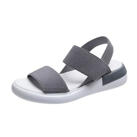 

Sandals Women s Summer New Style Flat All-Match Thick-Soled Sports Beach Shoes Light and Comfortable New
