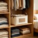 thumbnail image 4 of Foldable Storage Basket With Handle For Wardrobe Shelf Nursery Bedroom Living Room, 4 of 6