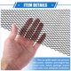 thumbnail image 5 of Malla para parrilla de automóvil, 40x13 pulgadas 12x6 mm Agujero hexagonal Rejilla para camioneta de camioneta Hoja de malla Inserto de entrada de aire Universal para automóvil Aleación de aluminio multifuncional Negro Unique Bargains  rejillas automotrices, 5 of 7