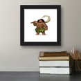 thumbnail image 4 of Gallery Pops Disney Moana - Maui With Mighty Fish Hook Wall Art, Black Framed Version, 12" x 12", 4 of 5