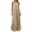 #0212-Khaki, variant on Womens Cotton Linen Adjustable Halter Slip Dress Loose Casual Ruffled Swing Hem Homewear Nightgown With Adjustable Waist