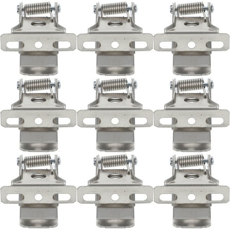 Silver Iron Light Clips for Recessed Downlights and Panel Lamps with Great Resilience 20pcs