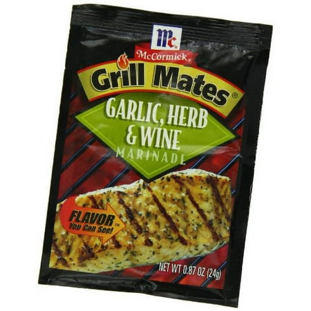 McCormick Grill Mates Garlic, Herb & Wine Marinade (Pack of 12)