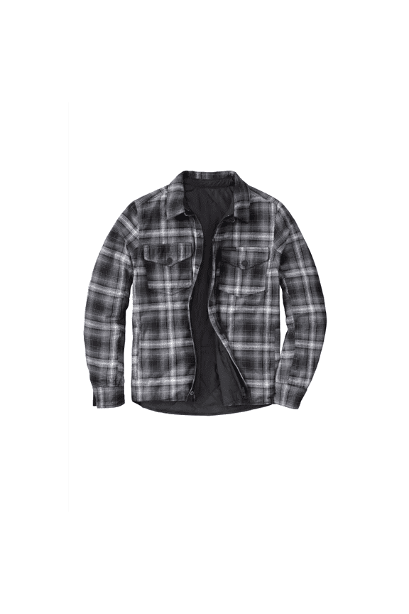 Morpheus Reversable Jacket Black/Plaid Grey Lg