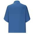 thumbnail image 6 of hotojiny Shirts for Women Half Sleeve V Neck Dressy Casual Business Blouses Spring Trendy Clothes Fashion Work Tops, 6 of 7