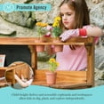 thumbnail image 5 of Martha Stewart Kids Outdoor Potting Bench: Wooden Gardening Set for Kids Outdoor Activities | Includes Pots, Garden Tools, Soil Bin & Storage Shelves, 5 of 12