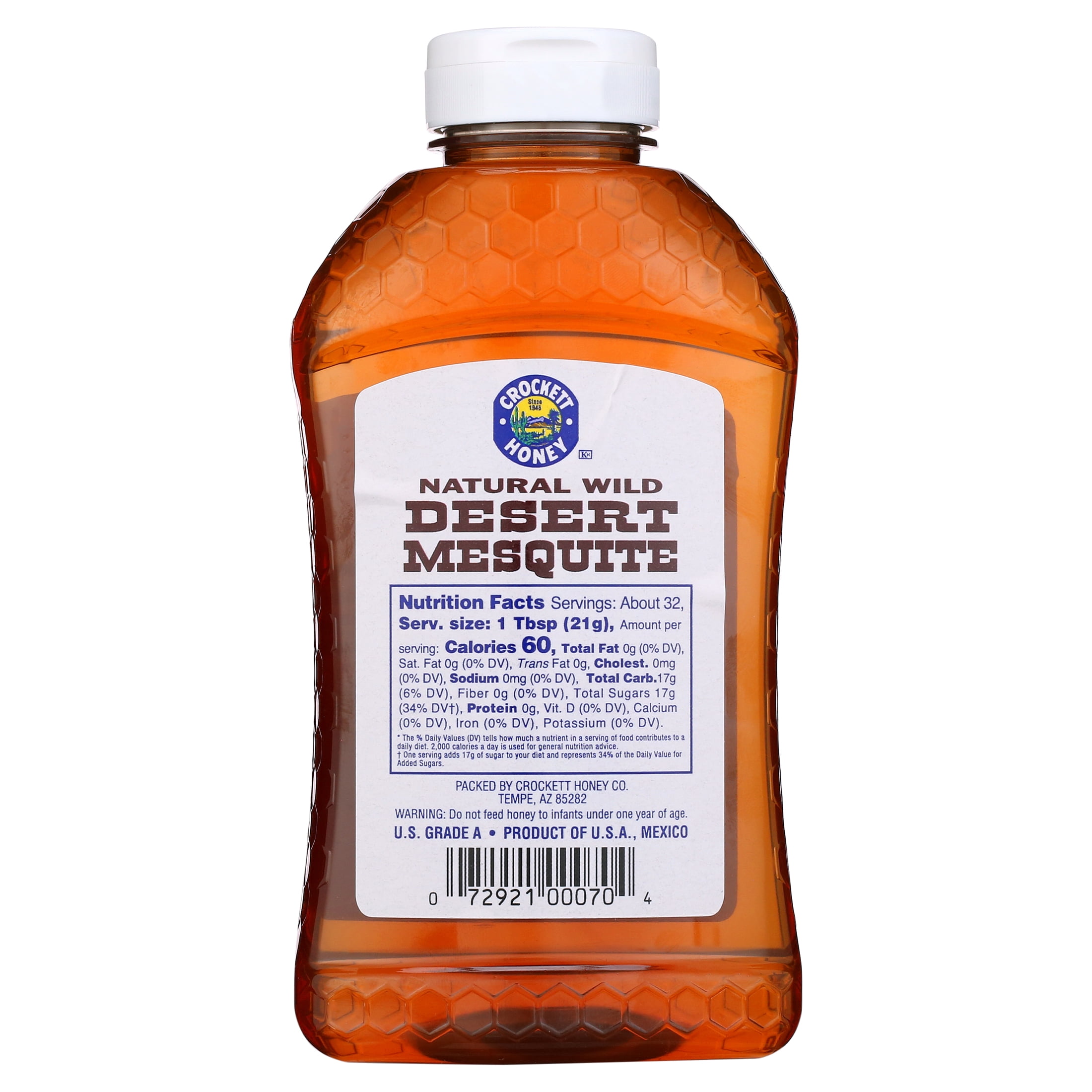 (3 pack) Crockett's Desert Mesquite Honey
