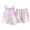 Pink, variant on Pjs for Toddler Girls Girls Pajamas Set 2 Piece Button Down Pjs Soft Ruffle Sleepwear Loungewear 6 12 Months (Green,6-12 Months)
