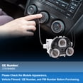 thumbnail image 3 of Placa de control del calentador de clima A/C Unique Bargains para Nissan Versa 2012 2013, placa frontal del aire acondicionado No. 27510lHM5A, 3 of 7