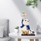 thumbnail image 4 of Estatua de panda creativa, figura decorativa para el hogar, para sala de estar, regalo de decoración de mesa. Azul, 4 of 9