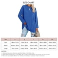 thumbnail image 4 of Camiseta holgada de manga larga con hombros descubiertos y cuello redondo, Top femenino de gran tamaño de tela suave y transpirable ligera, 4 of 4