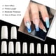 thumbnail image 4 of Puntas de uñas postizas krofaue, 500 unidades, acrílicas de media cubierta, 4 of 7