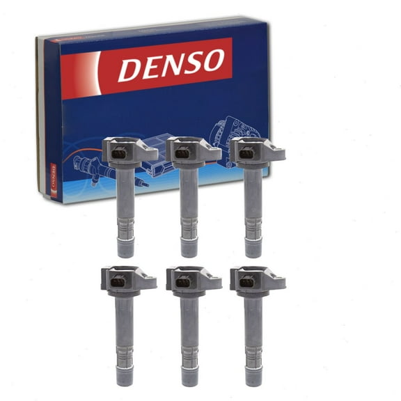 6 pc DENSO Direct Ignition Coils compatible with Honda Pilot 2016-2019