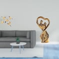thumbnail image 2 of Adorno colgante de pared de pájaro de madera, coleccionable, decorativo, para oficina, manualidades, dormitorio, interior, versátil, figura de pareja,, 2 of 8