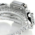thumbnail image 3 of Bella Jewel Radiant Cut Excellent 2 Ct Diamond Ring for Her - 14K White Gold Plated Diamond Ring for Her - Wedding Ring - Engagement Wedding Diamond Ring for Her - Halo Diamond Ring for Her, 3 of 3