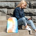 thumbnail image 7 of 16 Inch Transparent Backpack With Lightweight And Durable Design Without Pockets Transparent For Work Business Travel Sports Lightgrey Tie-Dye Background Vibrant Colors And Swirling (3), 7 of 7