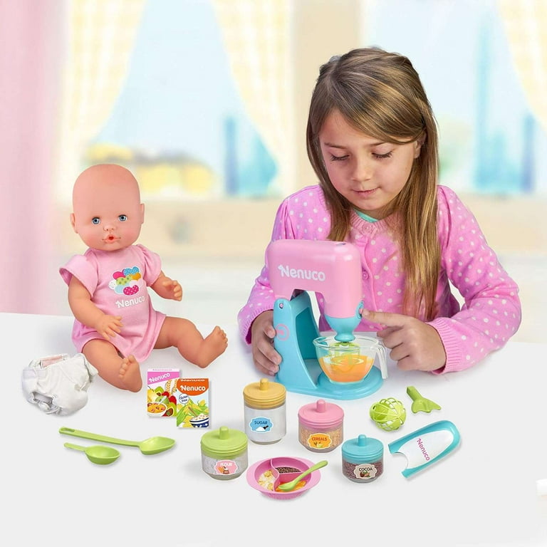 Nenuco Super Meals Baby Doll, Includes Mixers and Accessories