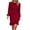 Winered, variant on Womens Dress Long Sleeve Casual Fall Bodycon Dresses Crew Neck Semi Formal Business Outfits Fashion Chic Clothes