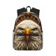 thumbnail image 1 of Disketp Vintage Pattern Bald Eagle Mochila Ligera Clásica con Múltiples Bolsillos, Mochila Casual para Hombre y Mujer, Ideal para Escuela, Trabajo y Viajes, 1 of 6