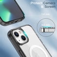 thumbnail image 6 of JETech Magnetic Case for iPhone 14 6.1-Inch Compatible with MagSafe Wireless Charging, Shockproof Phone Bumper Cover, Anti-Scratch Clear Back (Black), 6 of 7