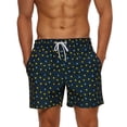 thumbnail image 1 of Pantalones cortos de tablero con estampado de flamenco para hombre, bañador de moda, pantalones deportivos, bañador para niño Fivean unisex, 1 of 2
