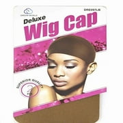 Deluxe Wig Cap Light Brown 2 pack - 4 pcs